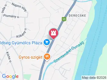 Czóbel Béla szobra Szentendre a térképen