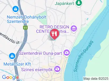 Dalmát Szamár Bisztró Szentendre a térképen
