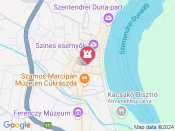 Első Magyar Muzsikáló Múzeum Szentendre a térképen