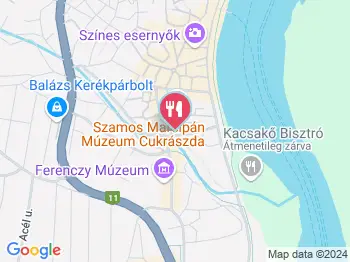 Az epreskert Szentendre a térképen