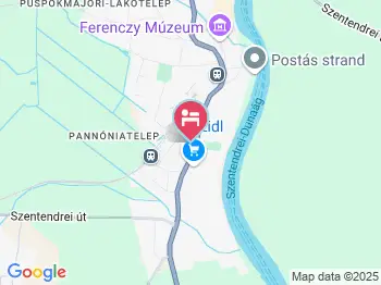 Erika Vendégház Szentendre a térképen