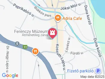 Római Kőtár Ferenczy Múzeumi Centrum Szentendre a térképen