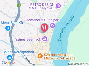 Gőzhajó Kávézó & Galéria Szentendre a térképen