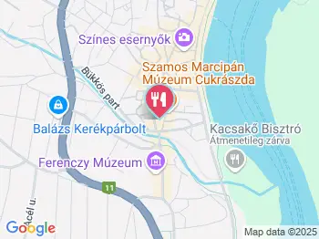 Hekkes Büfé Szentendre a térképen