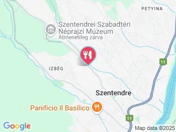 Jászárokszállási Fogadó étterme Szentendre a térképen