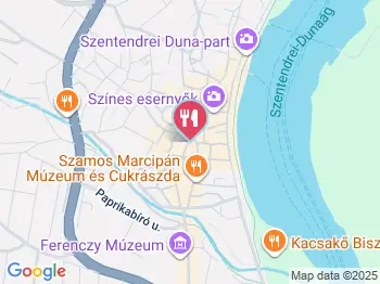 Karnevál Kávéház és Gasztrobár Szentendre a térképen