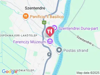Korona Étterem Szentendre a térképen