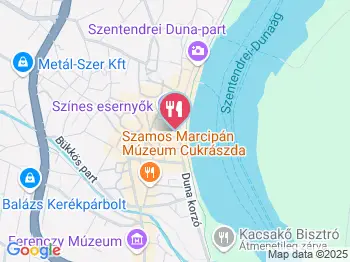 Korzó Büfé Szentendre a térképen