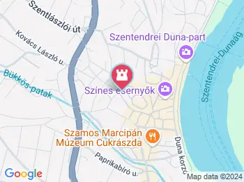 Lámpamúzeum Szentendre a térképen