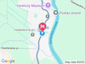 LevendulaPanzió Szentendre a térképen