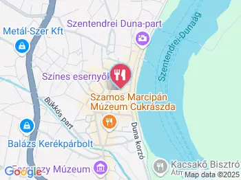 Margaretta Cukrászda Szentendre a térképen