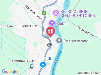Mathias Rex Panzió & Étterem Szentendre a térképen