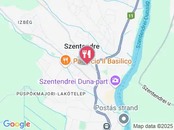 Parola Vendéglő Szentendre a térképen