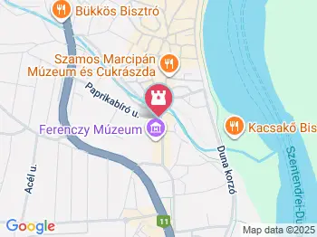 Pozsarevacska templom Szentendre a térképen