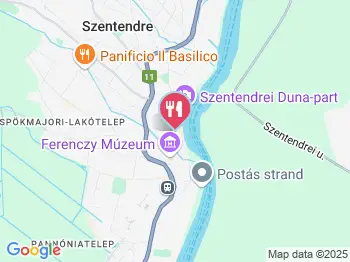 Régimódi Vendéglő Szentendre a térképen
