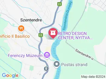Retro Design Center Szentendre a térképen