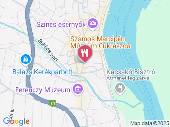 Múzeum Cukrászda Szentendre a térképen