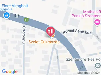 Szelet Cukrászda Szentendre a térképen