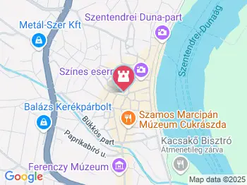 Szerb Egyházi Múzeum Szentendre a térképen