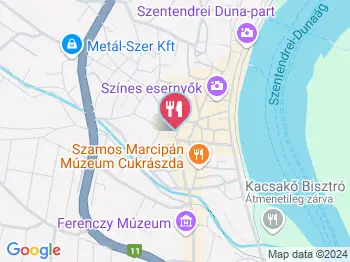 Teyföl Szentendre a térképen