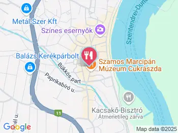 Művész Étterem és Bisztró Szentendre a térképen