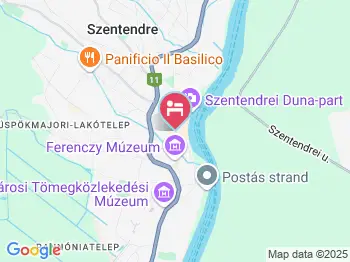 Városi Vendégház Szentendre Szentendre a térképen