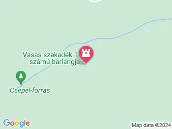 Vasas-szakadék Szentendre a térképen