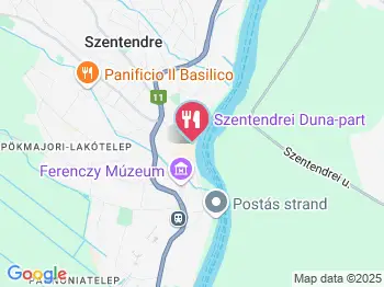 Waterfront Hotel étterme Szentendre a térképen