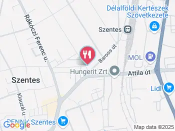 Aranykalász Étterem & Sörbár Szentes a térképen