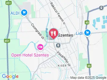 Chicago Étterem-Bowling Pub-Biliárd Szalon Szentes a térképen