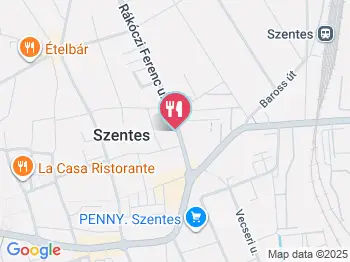 Fogd és Vidd ételbár Szentes a térképen