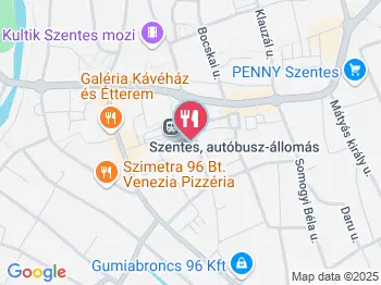 Francia Pékség Szentes a térképen