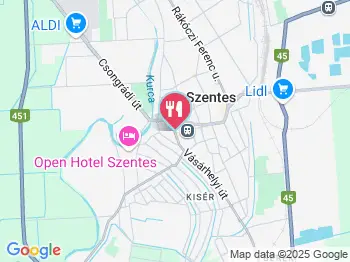 Galéria Kávéház és Étterem Szentes a térképen
