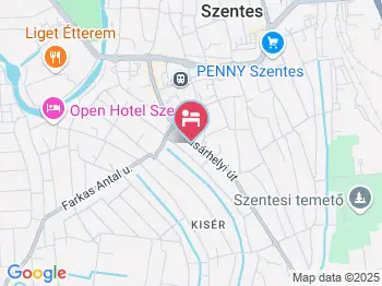 Karolina Vendégház Szentes a térképen