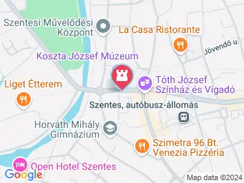 Koszta József Múzeum Szentes a térképen