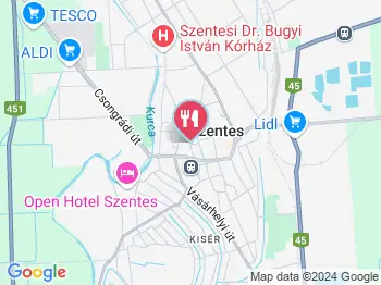 La Casa Ristorante Szentes a térképen