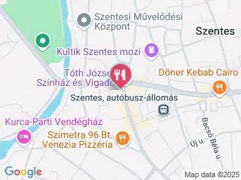 Petőfi Café Szentes a térképen