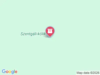Szentgáli-kőlik Szentgál a térképen