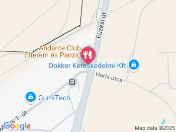 Andante Hotel étterme Szentgotthárd a térképen