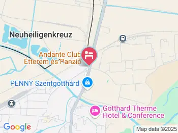 Andante Hotel és Étterem Szentgotthárd a térképen