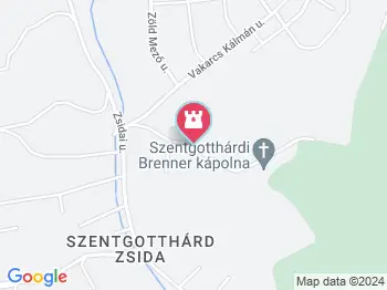 Brenner kápolna Szentgotthárd a térképen