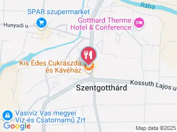 Central Bistro Szentgotthárd a térképen