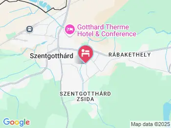Gaál Vendégház Szentgotthárd a térképen