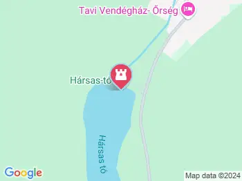 Hársas-tó tanösvény Szentgotthárd a térképen