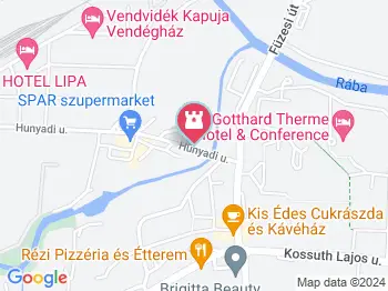 Pável Ágoston Helytörténeti és Szlovén Nemzetiségi Múzeum Szentgotthárd a térképen