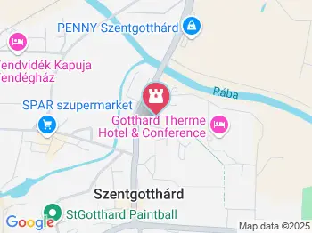 St. Gotthard Spa & Wellness Szentgotthárd a térképen