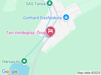 Tavi Vendégház Szentgotthárd a térképen