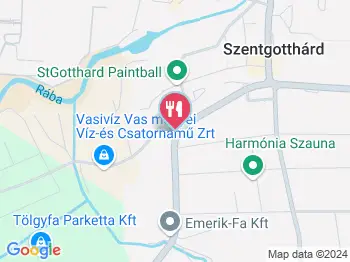 Zöldfa Söröző & Pizzéria Szentgotthárd a térképen