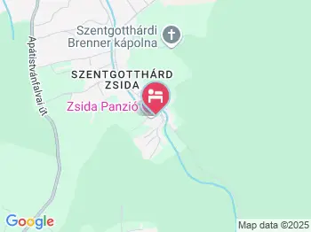 Zsida Termál Panzió Szentgotthárd a térképen