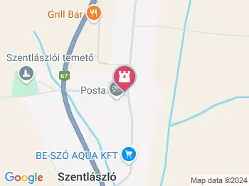 Népművészeti Alkotóház és Csuhémúzeum Szentlászló a térképen